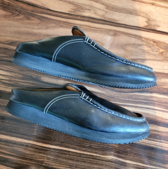 Vintage Hermes Backless Leather Loafer / Mule main image 9